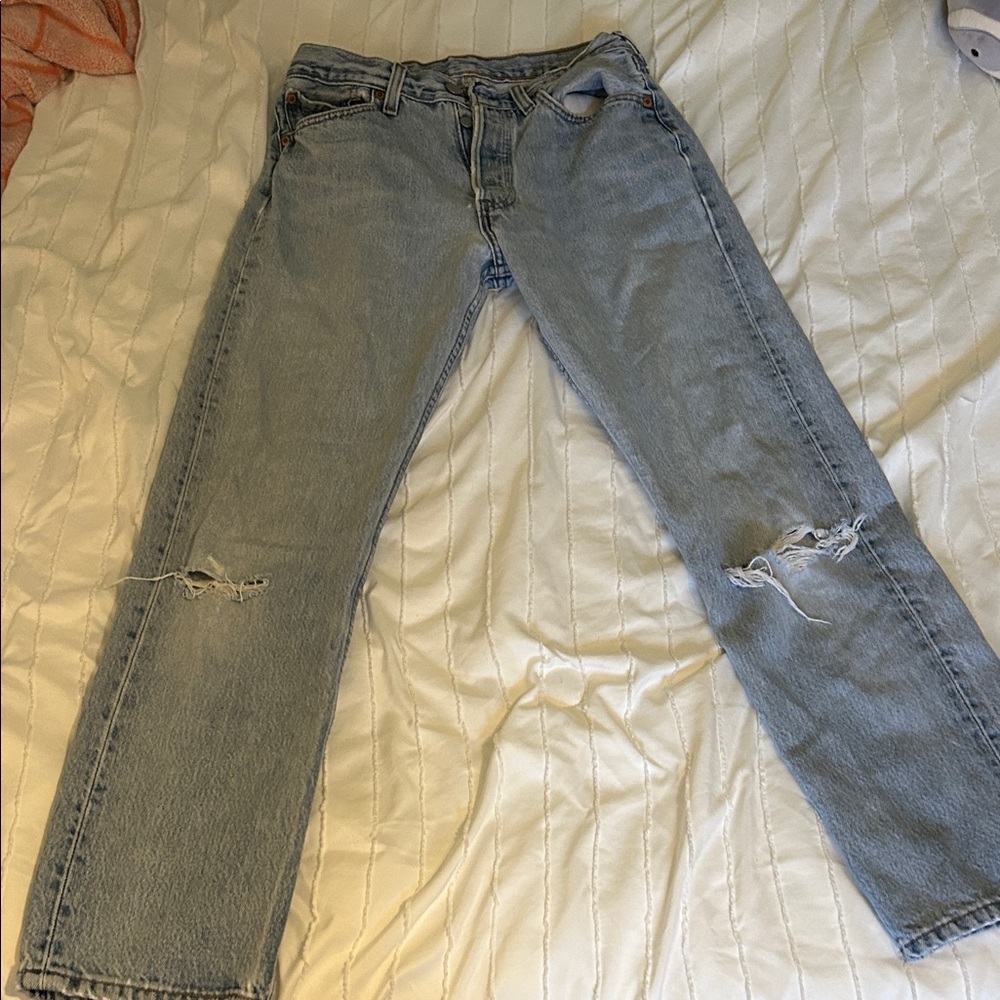 Levi's Women's Light Blue Straight Jeans
